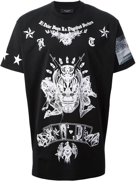 givenchy skeleton t shirt|T Shirts .